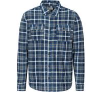Mountain Warehouse Rye Mens Check Fleece Shirt - Blue - Blue - Size: XXL