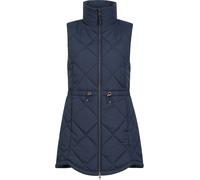 Mountain Warehouse Rye Womens Long Quilted Gilet - Navy - Navy - Size: 16