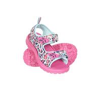 Mountain Warehouse Sand Kids Sandals - Comfortable Footwear with Cushioned Footbed, Touch Strap Fastening For Boys & Girls - For Spring Summer, Beach, Walking & Outdoors Coral Kids Shoe Size 7
