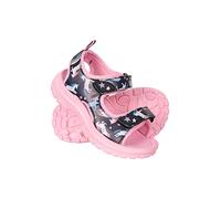 Mountain Warehouse Sand Kids Sandals - Comfortable Footwear with Cushioned Footbed, Touch Strap Fastening For Boys & Girls - For Spring Summer, Beach, Walking & Outdoors Lilac Kids Shoe Size 7