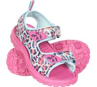 Mountain Warehouse Sand Kids Sandals - Comfortable Footwear, Cushioned Footbed, Touch Strap Fastening, Boys & Girls - Spring Summer, Beach, Walking & Outdoors Coral Kids Shoe Size 10