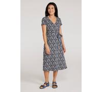 Mountain Warehouse 'santorini' Everyday Stylish Casual Midi Wrap Dress In Navy Navy 8