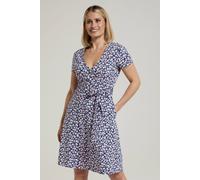 Mountain Warehouse 'santorini' Lightweight Flattering Fit Uv Protection Jersey Wrap Dress In Grey Grey 6