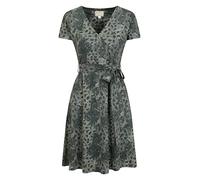 Mountain Warehouse Santorini Womens Jersey Wrap Dress - Lightweight Ladies Dress, UV Protection, Cosy - Best for Travelling, Holidays, Picnics & Outdoors Light Khaki 22