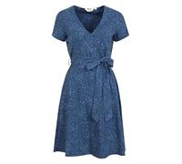 Mountain Warehouse Santorini Womens Jersey Wrap Dress - Lightweight Ladies Dress, UV Protection, Cosy - Best for Travelling, Holidays, Picnics & Outdoors Dark Blue 6