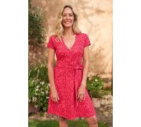 Mountain Warehouse Santorini Womens UV Jersey Wrap Dress - Red - Red - Size: 18
