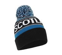 Mountain Warehouse Scotland Pom Beanie - Warm & Cosy, Soft Knit Fabric, One Size - Best for Autumn Winter, Walks & Outdoors Navy