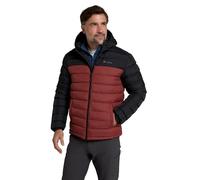 Mountain Warehouse Season Mens Padded Jacket - Water Resistant Puffer Coat, Lightweight, Warm, Lab Tested to -30C, Microfibre Filler - For Travelling, Walking Berry L