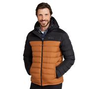 Mountain Warehouse Season Mens Padded Jacket - Water Resistant Puffer Coat, Lightweight, Lab Tested to -30C, Microfibre Filler - Spring Summer, Travelling, Walking Gold XXS