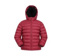 Mountain Warehouse Seasons Fur-Lined Kids Padded Jacket - Lightweight, Warm & Water-resistant Puffer Coat, Boys & Girls - For Autumn Winter, School & Outdoors Rust Kids Size 3-4 Years