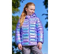 Mountain Warehouse Seasons Padded Kids Puffer Jacket - Water Resistant, Lightweight & Insulated Coat, Boys & Girls - Spring Summer, School, Travel Mermaid Kids Size 5-6 Years