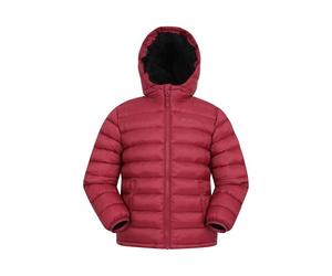 Mountain Warehouse Seasons Kids Padded Hooded Jacket | Water Resistant Childrens Fur-Lined Puffer Coat for Boys & Girls, Lightweight & Insulated for Warmth, for School, Light Rain
