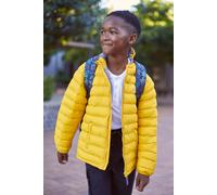 Mountain Warehouse Seasons Padded Kids Puffer Jacket - Water Resistant, Lightweight & Insulated Coat, Boys & Girls - Spring Summer, School, Travel Mustard Teen Size 13 Years