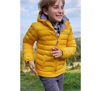 Mountain Warehouse Seasons Padded Kids Puffer Jacket - Water Resistant, Lightweight & Insulated Coat, Boys & Girls - Autumn, Winter, School, Travel Mustard Teen Size 13 Years