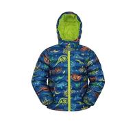 Mountain Warehouse Seasons Kids Padded Puffer Jacket | Water Resistant, Lightweight Coat with Hood for Boys & Girls, Insulated for Warmth, Suitable for School, Light Rain, Winter