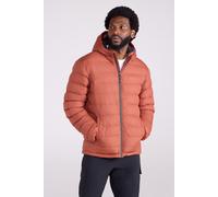 Mountain Warehouse Seasons Mens Fur-Lined Padded Jacket Burnt Orange XXL