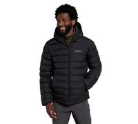 Mountain Warehouse Seasons Mens Fur-Lined Padded Jacket - Microfibre insulation & Faux Fur Puffer Coat with Side Pockets - Best for Autumn, Winter, Outdoors Black XL