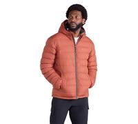 Mountain Warehouse Seasons Mens Fur-Lined Padded Jacket - Microfibre insulation & Faux Fur Puffer Coat with Side Pockets - Best for Autumn, Winter, Outdoors Burnt Orange 2XL