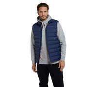 Mountain Warehouse Seasons Mens Padded Gilet - Water Resistant Gilet, Body Warmer, Lightweight Jacket, Easy to Store Coat - For Spring Summer Travelling, Walking Navy XL