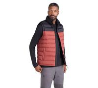 Mountain Warehouse Seasons Mens Padded Gilet - Water Resistant Gilet, Body Warmer, Lightweight Jacket, Easy to Store Coat - For Spring Summer Travelling, Walking Berry S