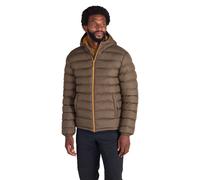 Mountain Warehouse Season Mens Padded Jacket - Water Resistant Puffer Coat, Lightweight, Lab Tested to -30C, Microfibre Filler - Spring Summer, Travelling, Walking Dark Khaki 4XL