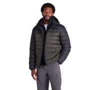 Mountain Warehouse Season Mens Padded Jacket - Water Resistant Puffer Coat, Lightweight, Warm, Lab Tested to -30C, Microfibre Filler - For Travelling, Walking Khaki 4XL
