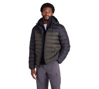 Mountain Warehouse Season Mens Padded Jacket - Water Resistant Puffer Coat, Lightweight, Warm, Lab Tested to -30C, Microfibre Filler - For Travelling, Walking Khaki L