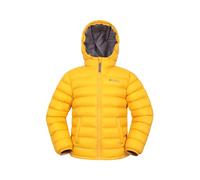 Mountain Warehouse Seasons Padded Kids Puffer Jacket - Water Resistant, Lightweight & Insulated Coat, Boys & Girls - Autumn, Winter, School, Travel Yellow Kids Size 7-8 Years