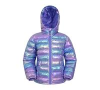 Mountain Warehouse Seasons Padded Kids Puffer Jacket - Water Resistant, Lightweight & Insulated Coat, Boys & Girls - Autumn, Winter, School, Travel Mermaid Kids Size 2-3 Years