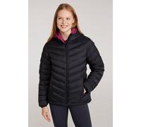 Mountain Warehouse Seasons Womens Padded Jacket - Water Resistant Coat, Puffer Jacket, Front Pockets, Adjustable Elastic Cuffs & Hood - For Autumn, Winter, Outdoors Jet Black Women's Size 18