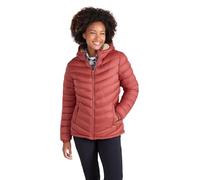 Mountain Warehouse Seasons Womens Fur Lined Padded Jacket - Fleece Lined & Lightweight Puffer Coat with Central Zip - Best for Autumn Winter, Outdoors & Travelling Rust Women's Size 16
