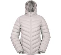 Mountain Warehouse Seasons Womens Padded Jacket - Water Resistant Coat, Puffer Jacket, Front Pockets, Adjustable Elastic Cuffs & Hood - For Autumn, Winter, Outdoors Light Beige Women's Size 20