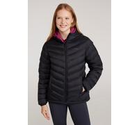 Mountain Warehouse Seasons Womens Padded Jacket - Water Resistant Coat, Puffer Jacket, Front Pockets, Adjustable Elastic Cuffs & Hood - For Autumn, Winter, Outdoors Jet Black Women's Size 14