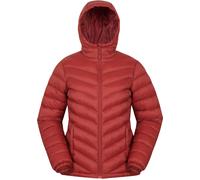 Mountain Warehouse Seasons Womens Padded Jacket - Water Resistant Coat, Puffer Jacket, Front Pockets, Adjustable Elastic Cuffs & Hood - For Spring Summer, Outdoors Bright Orange Women's Size 20