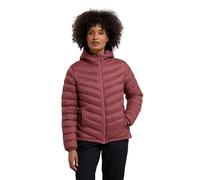 Mountain Warehouse Seasons Womens Padded Jacket - Water Resistant Coat, Puffer Jacket, Front Pockets, Adjustable Elastic Cuffs & Hood - For Autumn, Winter, Outdoors Rust Women's Size 10