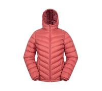 Mountain Warehouse Seasons Womens Padded Jacket - Water Resistant Coat, Puffer Jacket, Front Pockets, Adjustable Elastic Cuffs & Hood - For Autumn, Winter, Outdoors Orange Women's Size 18