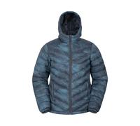 Mountain Warehouse Seasons Womens Padded Jacket - Water Resistant Coat, Puffer Jacket, Front Pockets, Adjustable Elastic Cuffs & Hood - For Autumn, Winter, Outdoors Dark Blue Women's Size 20