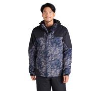 Mountain Warehouse Shadow Mens Printed Ski Jacket - Snowproof, Extra Warmth, Fleece Lined, Adjustable Hem, Cuff & Hood - Ideal Warm Clothing for Holidays Brown M