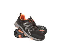 Mountain Warehouse Shadow Mens Waterproof Softshell Shoes - IsoDry Upper Rain Footwear, Phylon Midsole Boots, High Traction - Spring Summer, Outdoors, Camping Black Adult Shoe Size 11