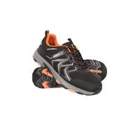Mountain Warehouse Shadow Mens Waterproof Softshell Shoes - IsoDry Upper Rain Footwear, Phylon Midsole Boots, High Traction - Best for Spring Summer, Outdoors, Camping Black Adult Shoe Size 13