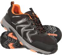 Mountain Warehouse Shadow Mens Waterproof Softshell Shoes - IsoDry Upper Rain Footwear, Phylon Midsole Boots, High Traction - Best for Spring Summer, Outdoors, Camping Black Adult Shoe Size 7