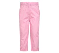 Mountain Warehouse Shore Kids Capri Trousers - Lightweight Pants in Length 3/4 with Lots of Pockets, Boys & Girls Bottoms - Spring Walking, Hiking, Outdoors & Trekking Pink Kids Size 9-10 Years