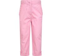 Mountain Warehouse Shore Kids Capri Trousers - Lightweight Pants in Length 3/4 with Lots of Pockets, Boys & Girls Bottoms - Spring Walking, Hiking, Outdoors & Trekking Pink Kids Size 11-12 Years