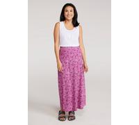 Mountain Warehouse 'shore' Lightweight Uv Protection Jersey Loose Fit Long Skirt In Maroon Maroon 18
