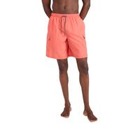 Mountain Warehouse Shoreline Mens Cargo Board Shorts - Lightweight UPF 50+ Boardies with Drawcord & Elastic Waistband - Summer Beach, Walking, Hiking & Outdoors Coral 4XL