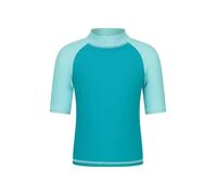 Mountain Warehouse Short Sleeves Kids Rash Vest - UPF50+ Sun Protection Rash Guard, Fast Dry, Flat Seams Childrens Top - for Spring Summer, Swimming & Water Sports Light Blue Kids Size 2-3 Years