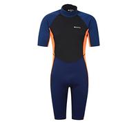 Mountain Warehouse Shorty Men's Diving Suit - Body: 2.5 mm, Comfortable One-Piece Neoprene Surf Suit, Easy-Close Zip - for Diving Orange Small/Medium