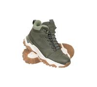 Mountain Warehouse Sierra Waterproof Womens Casual Boots - Breathable Mesh Lined Shoes with Rubber Outsole & EVA Cushioning - Spring, Summer Hiking, Trekking & Outdoors Khaki Adult Shoe Size 6