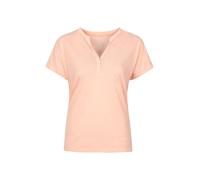 Mountain Warehouse Skye Womens Slub T-Shirt - UV Protection Ladies Casual Active Tee, Lightweight Top, Breathable - Spring Summer, Holiday, Gym, Outdoors Light Pink Women's Size 12