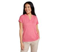 Mountain Warehouse Skye Womens Slub T-Shirt - UV Protection Ladies Casual Active Tee, Lightweight Top, Breathable - Spring Summer, Holiday, Gym, Outdoors Pink Women's Size 10